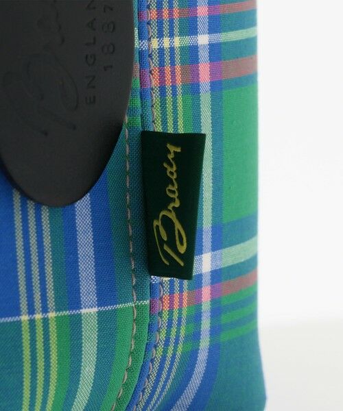 TOMORROWLAND / トゥモローランド ハンドバッグ | 【別注】Brady KEER マドラスチェック 巾着バッグ | 詳細7