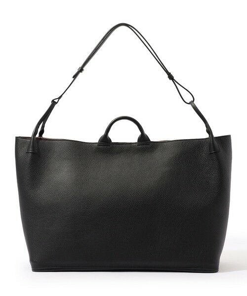 TOMORROWLAND / トゥモローランド トートバッグ | 【別注】A シュリンクレザー サドルショルダーバッグ（19 ブラック）