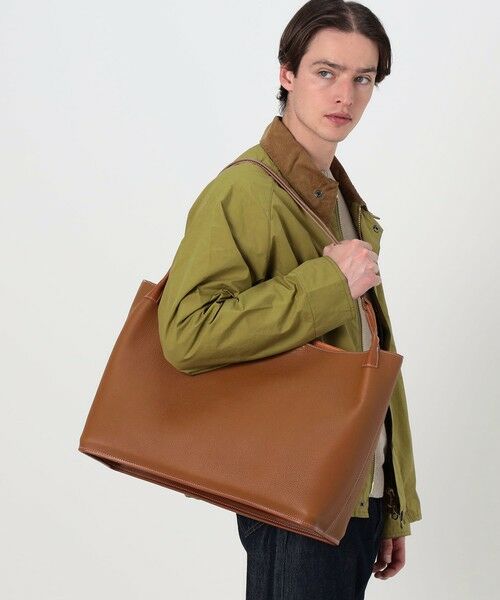 TOMORROWLAND / トゥモローランド トートバッグ | 【別注】A シュリンクレザー サドルショルダーバッグ | 詳細1