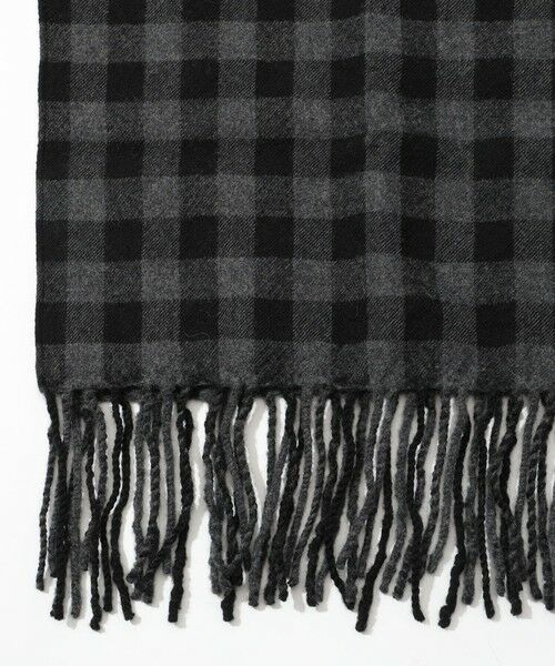 TOMORROWLAND / トゥモローランド マフラー・ショール・スヌード・ストール | HAVERSACK ATTIRE ウールビエラチェック フリンジネックウォーマー | 詳細2