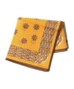 TOMORROWLAND / トゥモローランド バンダナ・スカーフ | TOMORROWLAND コットンシルク プリントポケットチーフ