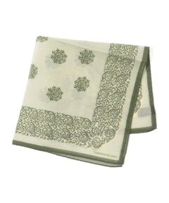 TOMORROWLAND / トゥモローランド バンダナ・スカーフ | TOMORROWLAND コットンシルク プリントポケットチーフ