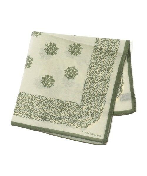 TOMORROWLAND / トゥモローランド バンダナ・スカーフ | TOMORROWLAND コットンシルク プリントポケットチーフ | 詳細1
