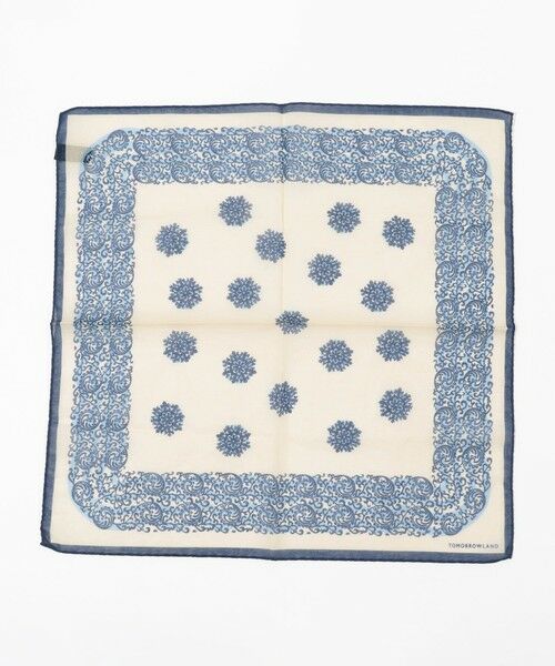TOMORROWLAND / トゥモローランド バンダナ・スカーフ | TOMORROWLAND コットンシルク プリントポケットチーフ | 詳細7