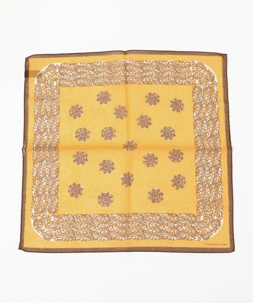 TOMORROWLAND / トゥモローランド バンダナ・スカーフ | TOMORROWLAND コットンシルク プリントポケットチーフ | 詳細9