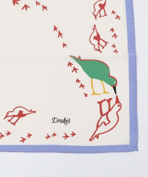 TOMORROWLAND / トゥモローランド その他 | Drake’ｓ OYSTER CATCHER PRINT BANDANA シルクプリントスカーフ | 詳細3