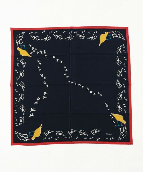 TOMORROWLAND / トゥモローランド その他 | Drake’ｓ OYSTER CATCHER PRINT BANDANA シルクプリントスカーフ | 詳細6