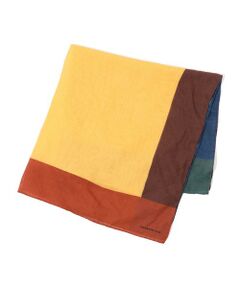 TOMORROWLAND / トゥモローランド バンダナ・スカーフ | TOMORROWLAND コットンリネンシルク パネルスカーフ