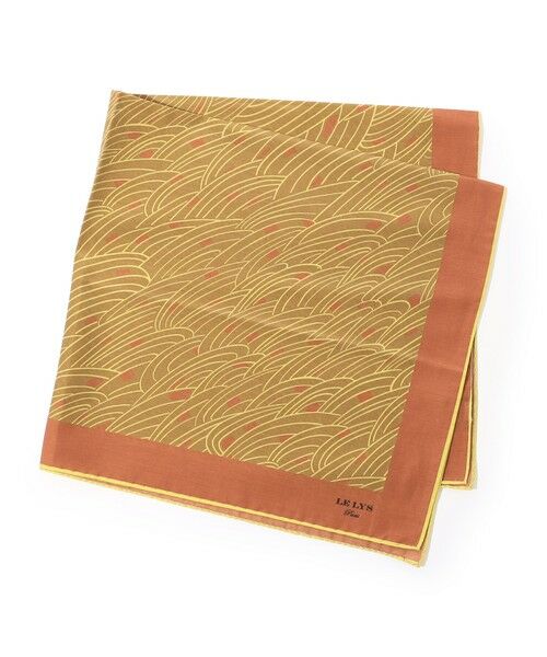 TOMORROWLAND / トゥモローランド バンダナ・スカーフ | LE LYS コットンシルク プリントスカーフ（44 ブラウン系）