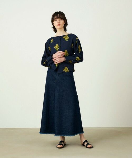 TOMORROWLAND / トゥモローランド シャツ・ブラウス | カットジャカード ボートネックブラウス | 詳細1