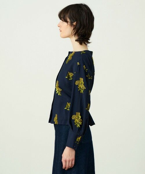 TOMORROWLAND / トゥモローランド シャツ・ブラウス | カットジャカード ボートネックブラウス | 詳細3
