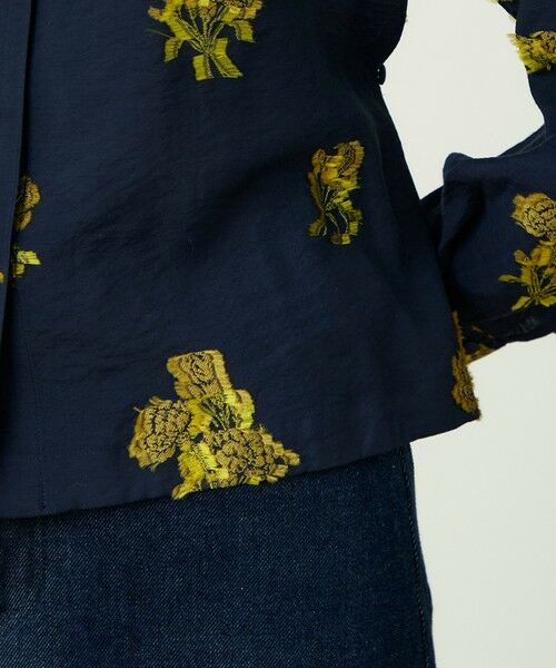 TOMORROWLAND / トゥモローランド シャツ・ブラウス | カットジャカード ボートネックブラウス | 詳細8