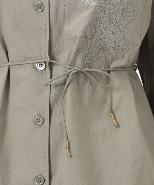 TOMORROWLAND / トゥモローランド シャツ・ブラウス | エンブロイダリー オープンカラーシャツ | 詳細10