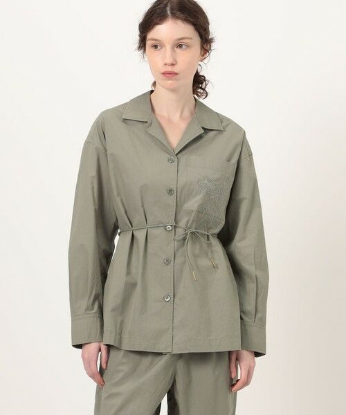 TOMORROWLAND / トゥモローランド シャツ・ブラウス | エンブロイダリー オープンカラーシャツ | 詳細2