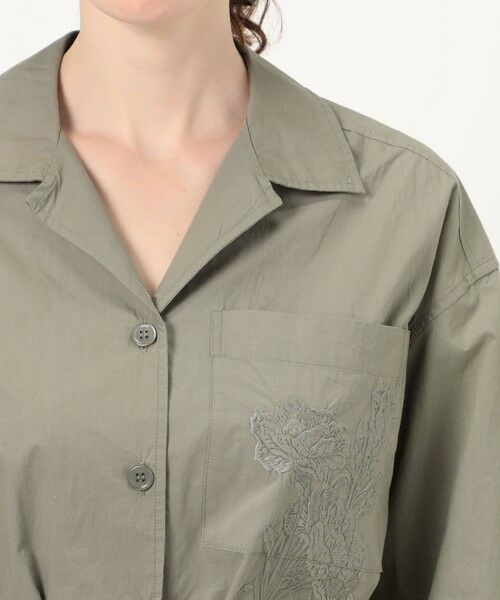 TOMORROWLAND / トゥモローランド シャツ・ブラウス | エンブロイダリー オープンカラーシャツ | 詳細5