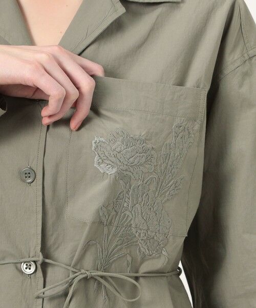 TOMORROWLAND / トゥモローランド シャツ・ブラウス | エンブロイダリー オープンカラーシャツ | 詳細7