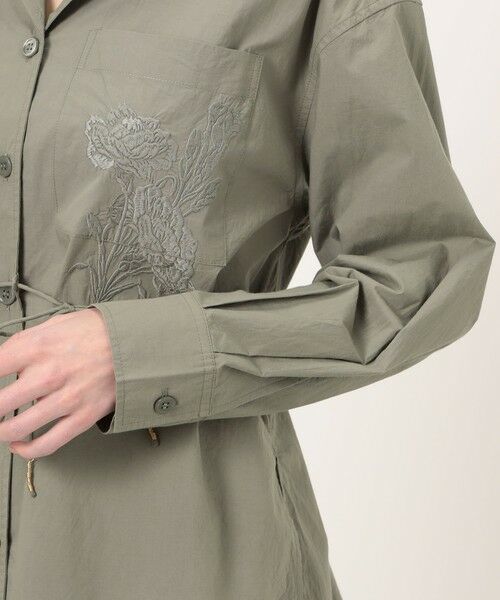 TOMORROWLAND / トゥモローランド シャツ・ブラウス | エンブロイダリー オープンカラーシャツ | 詳細8