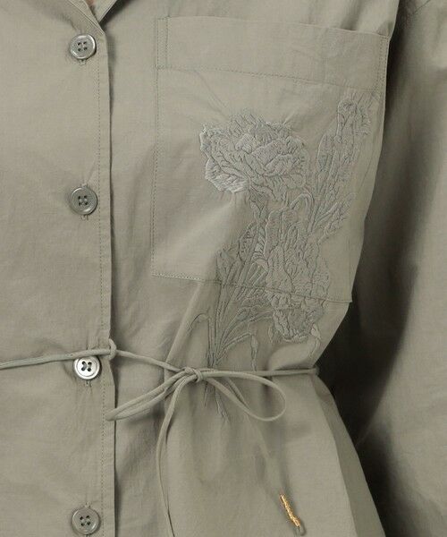 TOMORROWLAND / トゥモローランド シャツ・ブラウス | エンブロイダリー オープンカラーシャツ | 詳細9