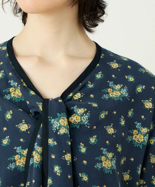 TOMORROWLAND / トゥモローランド シャツ・ブラウス | レーヨンプリント フロントノットブラウス | 詳細5