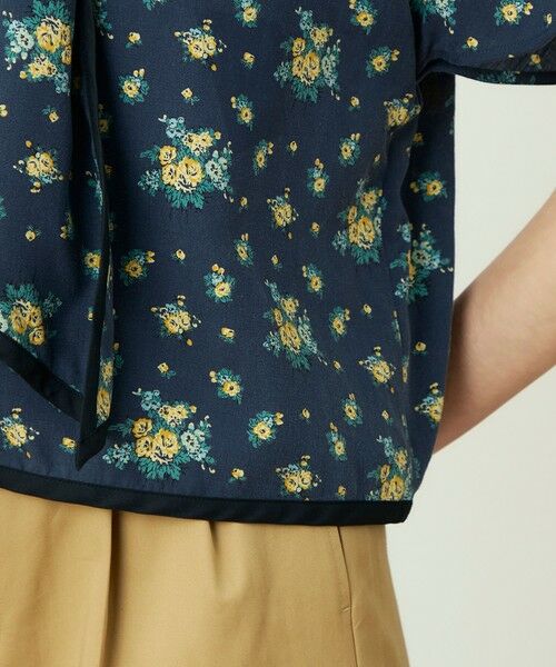 TOMORROWLAND / トゥモローランド シャツ・ブラウス | レーヨンプリント フロントノットブラウス | 詳細8