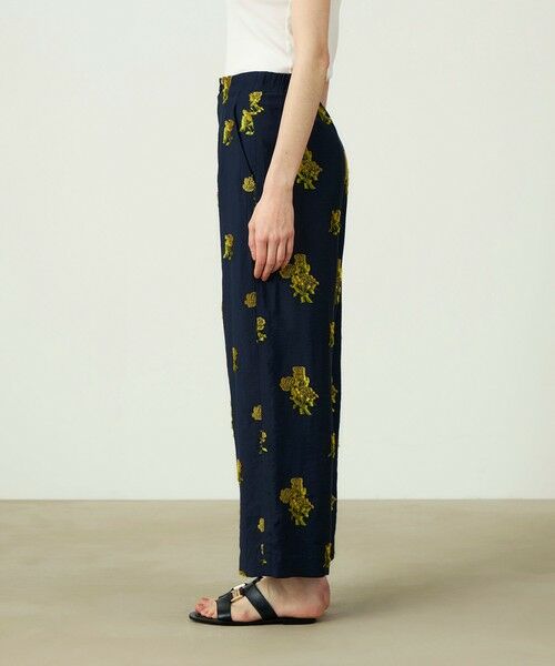 TOMORROWLAND / トゥモローランド その他パンツ | カットジャカード タックストレートパンツ | 詳細3