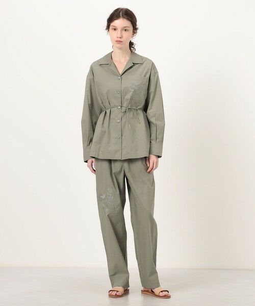 TOMORROWLAND / トゥモローランド その他パンツ | エンブロイダリー イージーカーブパンツ | 詳細1