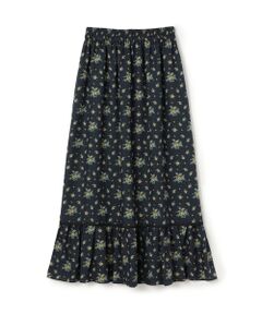 TOMORROWLAND / トゥモローランド ロング・マキシ丈スカート | レーヨンプリント ティアードマキシスカート