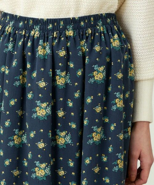 TOMORROWLAND / トゥモローランド ロング・マキシ丈スカート | レーヨンプリント ティアードマキシスカート | 詳細5