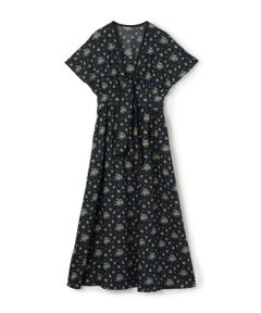 TOMORROWLAND / トゥモローランド ロング・マキシ丈ワンピース | レーヨンプリント フロントノットワンピース