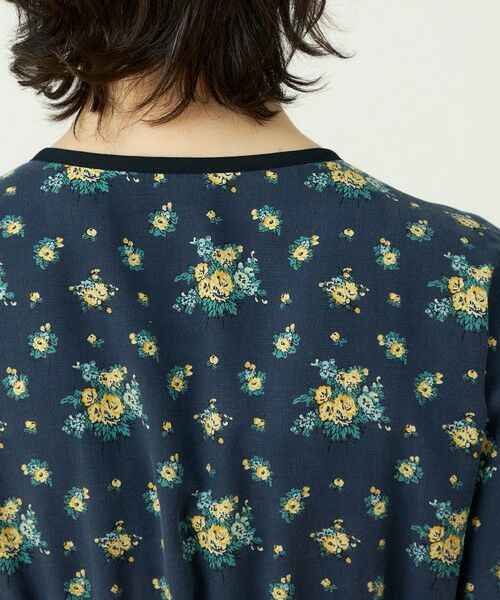 TOMORROWLAND / トゥモローランド ロング・マキシ丈ワンピース | レーヨンプリント フロントノットワンピース | 詳細5