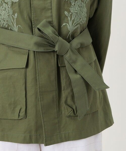 TOMORROWLAND / トゥモローランド ミリタリージャケット・コート | バックサテン 2-wayミリタリージャケット | 詳細11