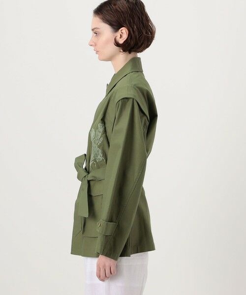 TOMORROWLAND / トゥモローランド ミリタリージャケット・コート | バックサテン 2-wayミリタリージャケット | 詳細3