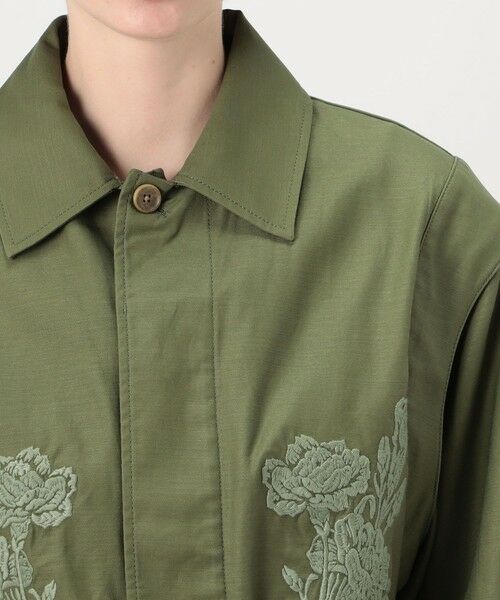 TOMORROWLAND / トゥモローランド ミリタリージャケット・コート | バックサテン 2-wayミリタリージャケット | 詳細6