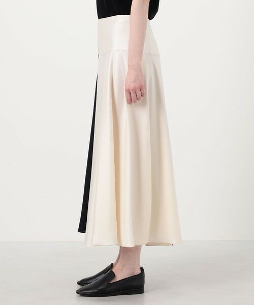 TOMORROWLAND / トゥモローランド ロング・マキシ丈スカート | PARTOW Lucia Skirt バイカラーフレアスカート | 詳細3