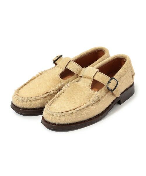 TOMORROWLAND / トゥモローランド フラットシューズ | HEREU Alber Calf Hair カーフヘアーシューズ（41 ライトベージュ）