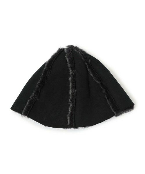 TOMORROWLAND / トゥモローランド ハット | Clyde PEACHBASKET HAT ムートンハット（19 ブラック）