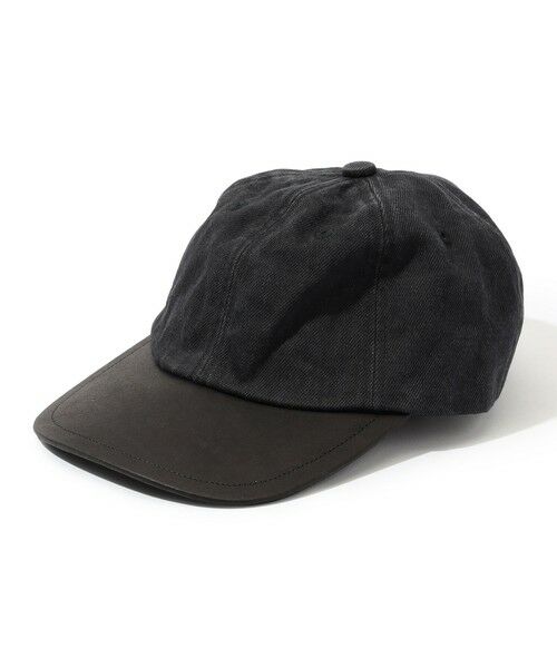 TOMORROWLAND / トゥモローランド キャップ | KIJIMA TAKAYUKI SURFACE DYED DENIM 6PANEL CAP キャップ（18 ブラック系）