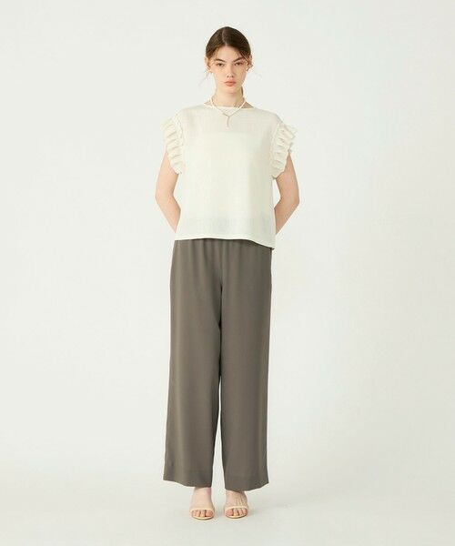 TOMORROWLAND / トゥモローランド シャツ・ブラウス | 【WEB限定・先行予約】カラミ フリルスリーブブラウス | 詳細1