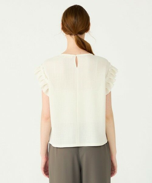 TOMORROWLAND / トゥモローランド シャツ・ブラウス | 【WEB限定・先行予約】カラミ フリルスリーブブラウス | 詳細4