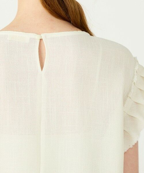 TOMORROWLAND / トゥモローランド シャツ・ブラウス | 【WEB限定・先行予約】カラミ フリルスリーブブラウス | 詳細5