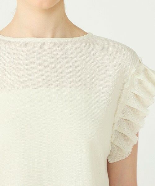 TOMORROWLAND / トゥモローランド シャツ・ブラウス | 【WEB限定・先行予約】カラミ フリルスリーブブラウス | 詳細6