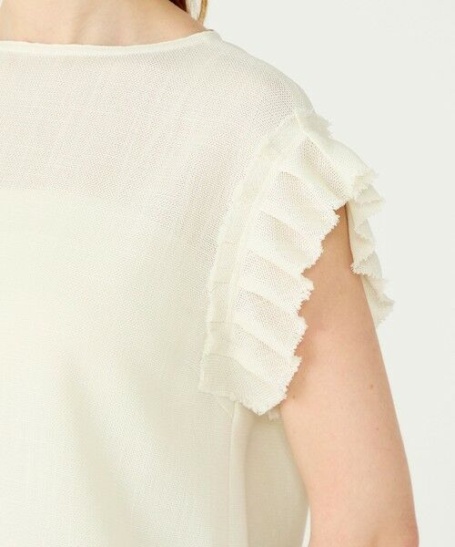 TOMORROWLAND / トゥモローランド シャツ・ブラウス | 【WEB限定・先行予約】カラミ フリルスリーブブラウス | 詳細7