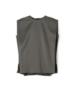 TOMORROWLAND / トゥモローランド シャツ・ブラウス | ノーブルサテン ノースリーブブラウス