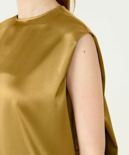 TOMORROWLAND / トゥモローランド シャツ・ブラウス | ノーブルサテン ノースリーブブラウス | 詳細7
