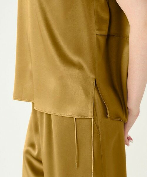 TOMORROWLAND / トゥモローランド シャツ・ブラウス | ノーブルサテン ノースリーブブラウス | 詳細8