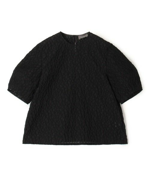 TOMORROWLAND / トゥモローランド シャツ・ブラウス | バブルジャカード ランタンスリーブブラウス（19 ブラック）