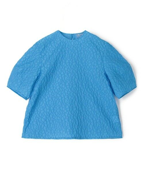 TOMORROWLAND / トゥモローランド シャツ・ブラウス | バブルジャカード ランタンスリーブブラウス（65 ブルー）