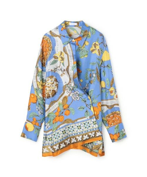 TOMORROWLAND / トゥモローランド シャツ・ブラウス | 【別注】manipuri for Ballsey Antique Recipe カシュクールブラウス（64 ブルー系）