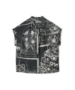 TOMORROWLAND / トゥモローランド シャツ・ブラウス | 【別注】manipuri for Ballsey Glass dome Flower ボウタイブラウス