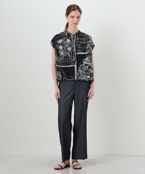 TOMORROWLAND / トゥモローランド シャツ・ブラウス | 【別注】manipuri for Ballsey Glass dome Flower ボウタイブラウス | 詳細1